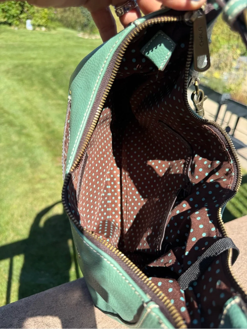 EUC Chala Sweet Hobo Tote / Shoulder Bag with Dog coin Bag